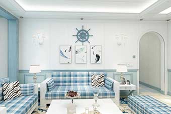 无为地中海风格-客厅