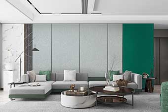 无为轻奢风格-客厅