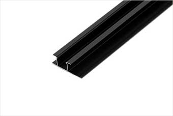 无为航空纤维墙咔铝合金带灯中条（哑黑氧化）