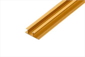 无为航空纤维墙咔铝合金带灯中条（钛金氧化）