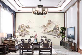 无为森佰汇航空纤维墙咔（巴山蜀水）