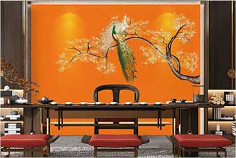 无为森佰汇航空纤维墙咔（春花秋月）