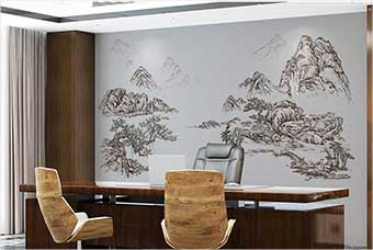 无为森佰汇航空纤维墙咔（山水之间）