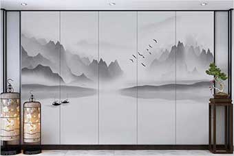 无为森佰汇航空纤维（山水画系列）