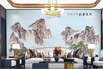 无为森佰汇航空纤维墙咔（鸿运当头）